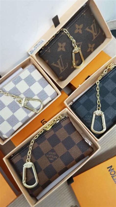 lv small wallet keychain